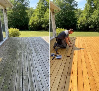 Deck Before and After