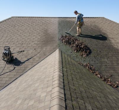 Roof Before and After